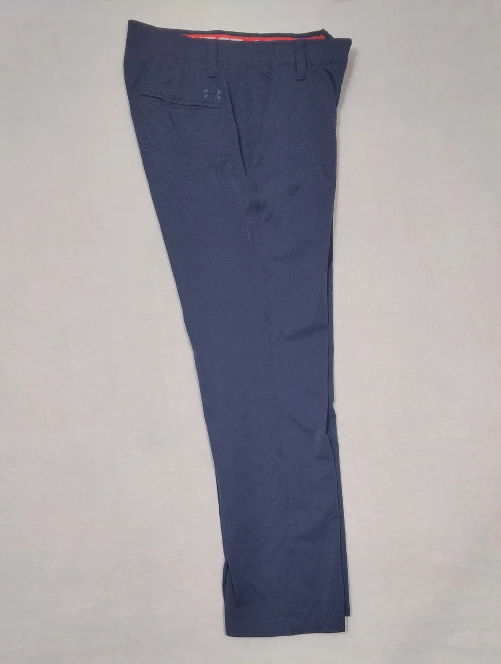 Under Armour Pants Mens 34 X 32 Blue Loose UA Match Play Stretch Grip Waistband